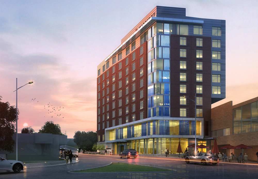 Hotel Ithaca Marriott Downtown On The Commons Exterior foto